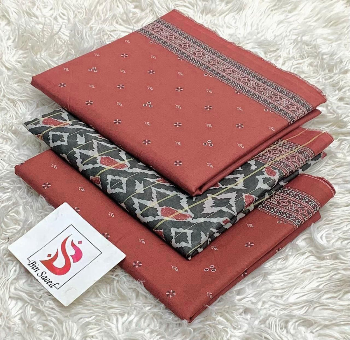 Luxury 3PC Lawn Suit